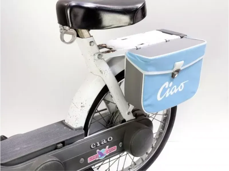 Zadeltas Moto Nostra Ciao Blauw Grijs