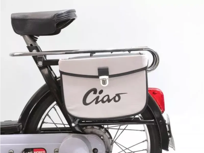 Zadeltas Moto Nostra Ciao Grijs Zwart
