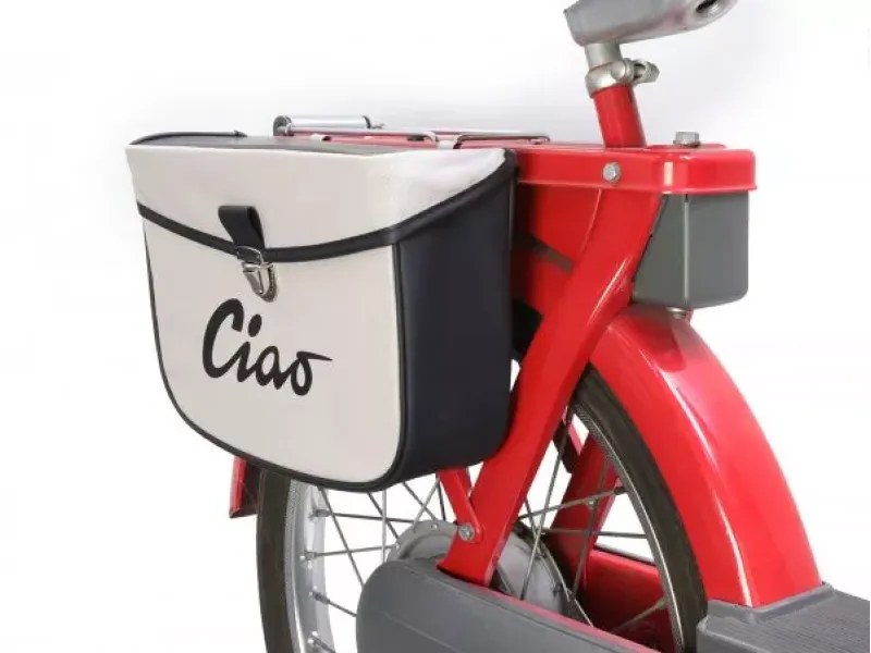 Zadeltas Moto Nostra Ciao Grijs Zwart