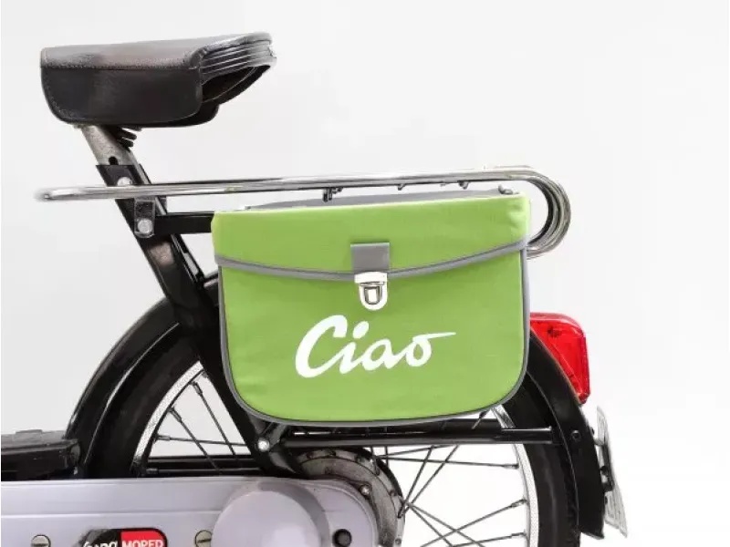 Zadeltas Moto Nostra Ciao Groen Grijs