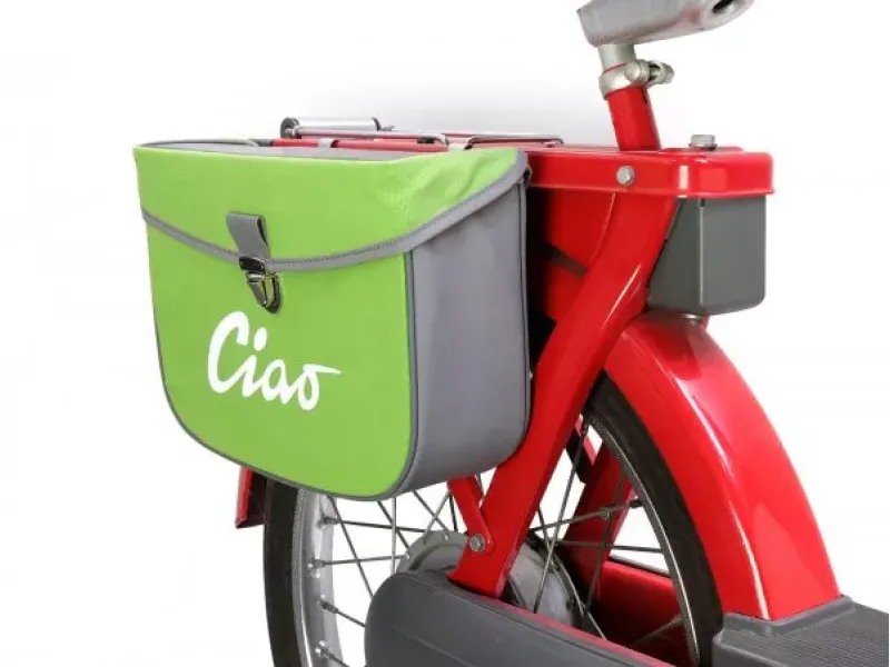 Zadeltas Moto Nostra Ciao Groen Grijs