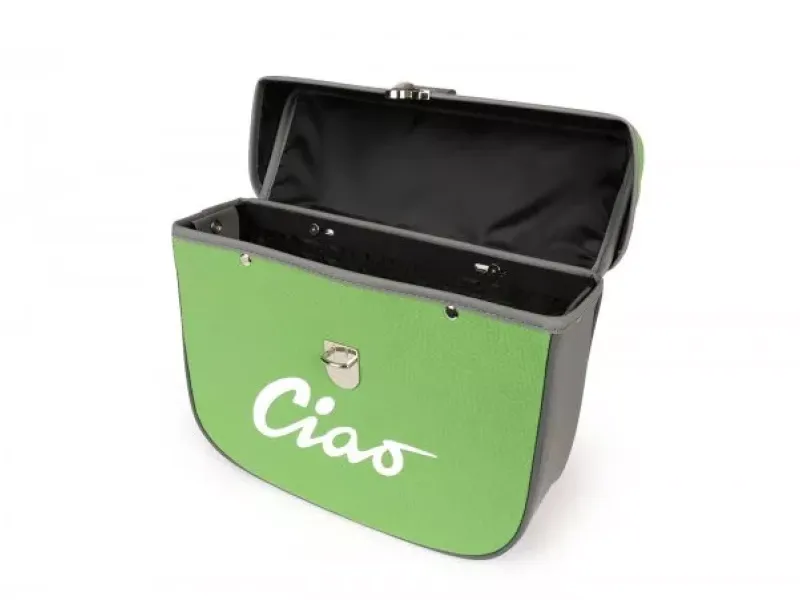 Zadeltas Moto Nostra Ciao Groen Grijs