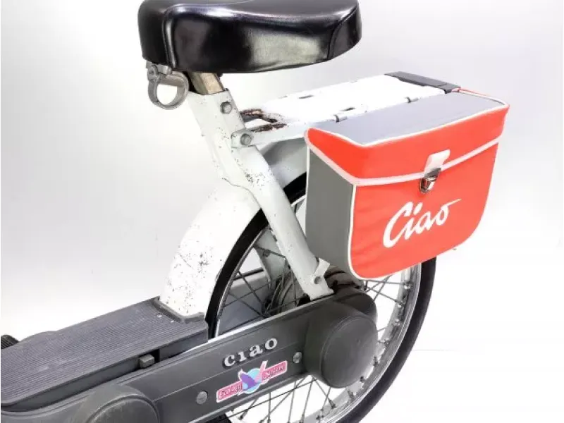 Zadeltas Moto Nostra Ciao Oranje Grijs