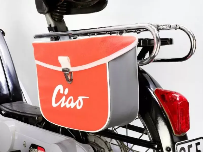 Zadeltas Moto Nostra Ciao Oranje Grijs