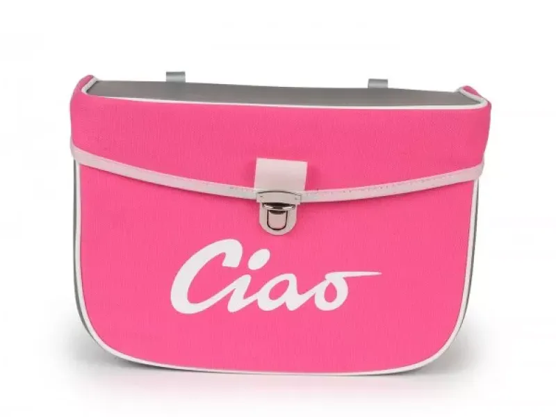 Zadeltas Moto Nostra Ciao Roze Grijs