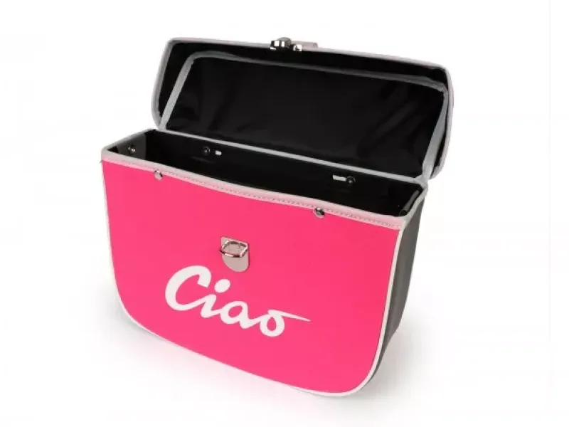 Zadeltas Moto Nostra Ciao Roze Grijs