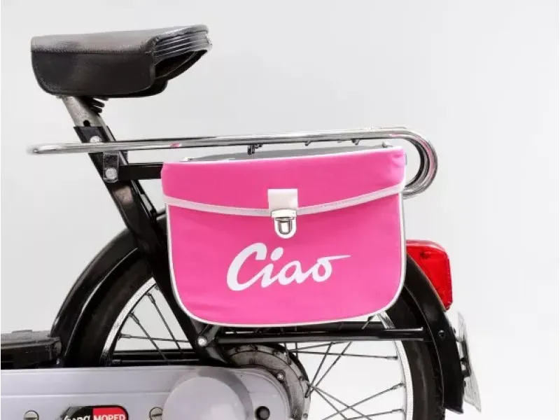 Zadeltas Moto Nostra Ciao Roze Grijs