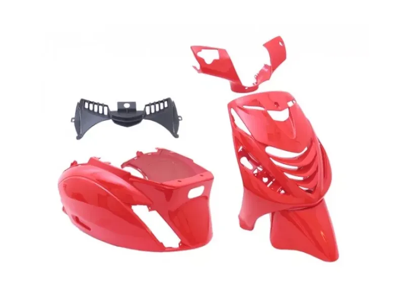 Kappenset Piaggio Zip Glans Rood