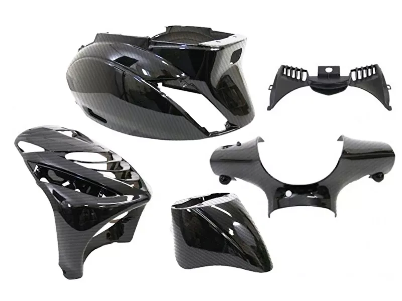 Kappenset Piaggio Zip Carbon (glans)