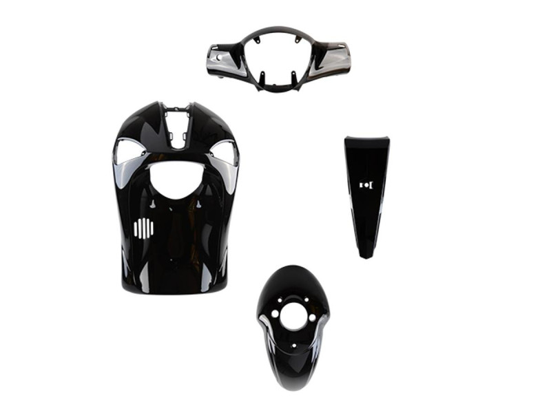 Kappenset Piaggio Liberty 50 - Zwart (2-takt en 4-takt)