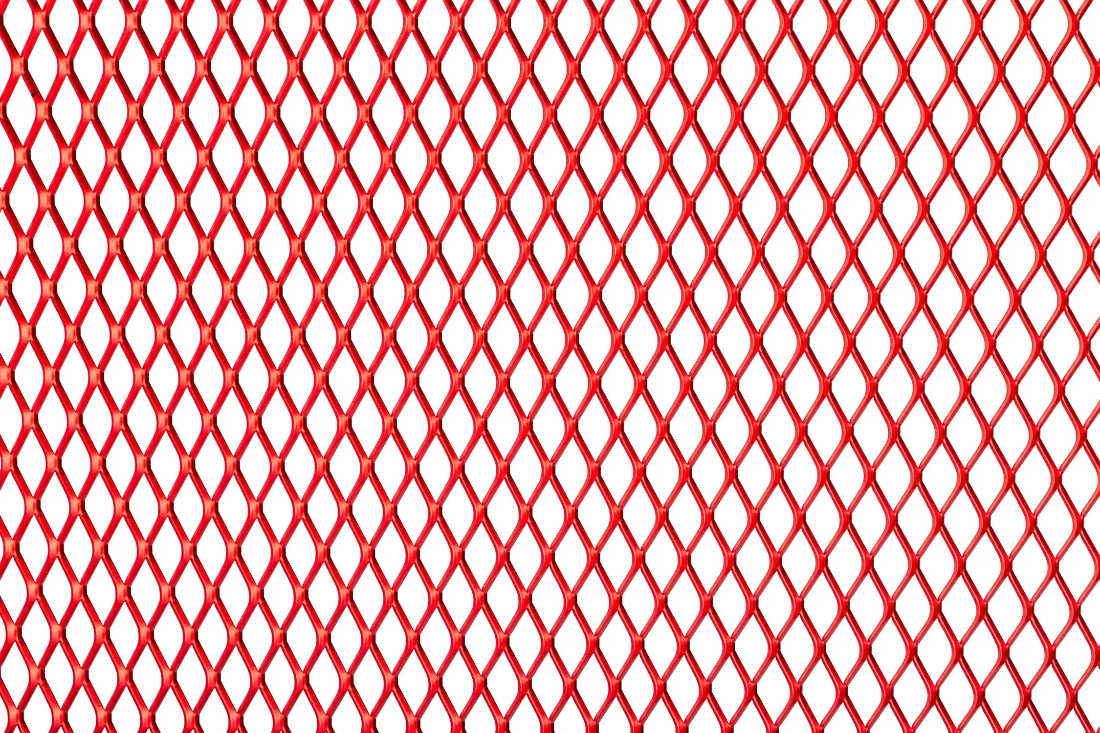 STR8 Racing Grille Mesh Medium (50X50CM) Geanodiseerd Rood