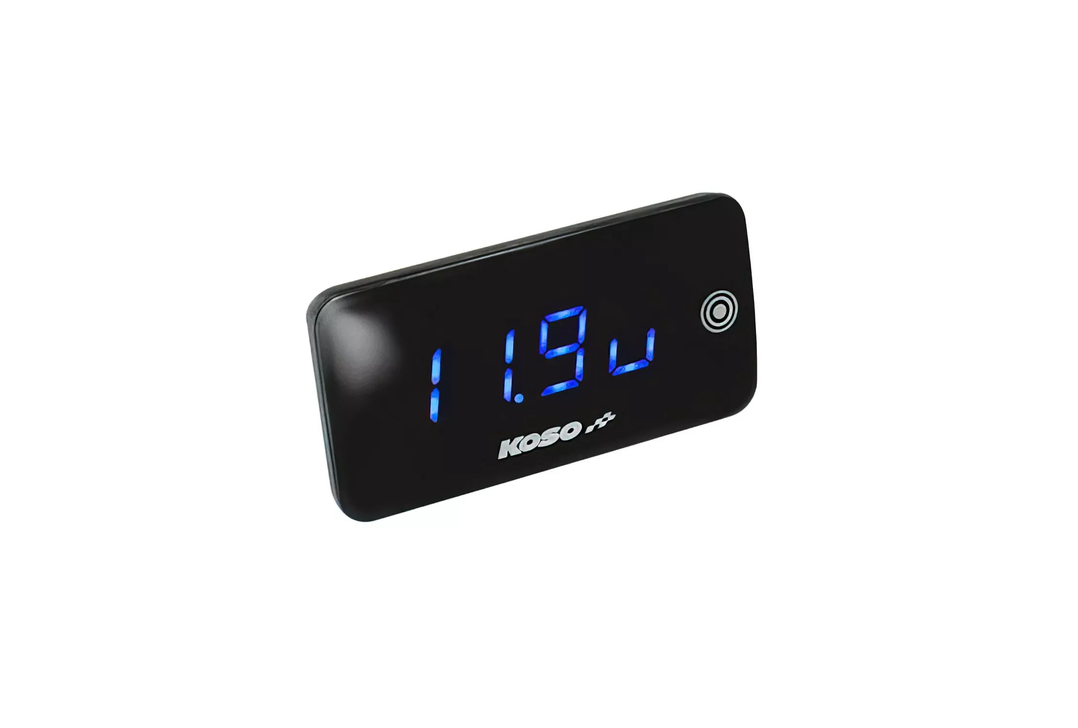 Voltmeter / Thermometer Slim NG Blauw