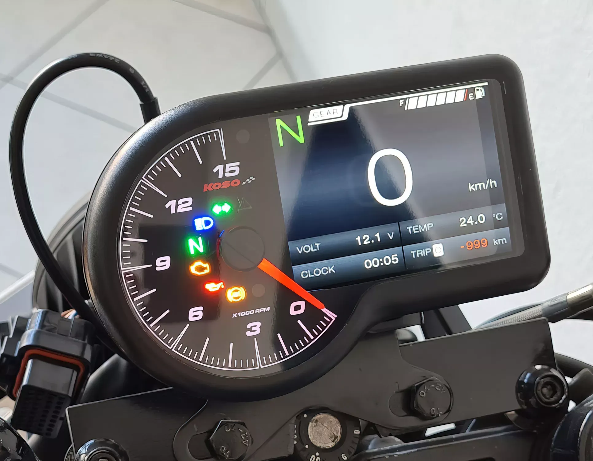 Snelheidsmeter Multifunctuinele Koso RX-3 TFT