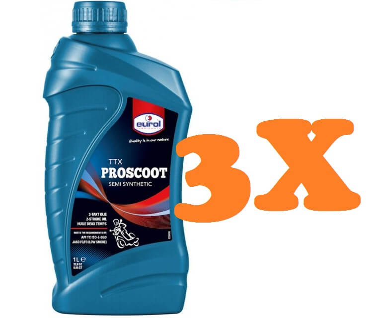 2-takt scooter olie, eurol TTX pro scoot