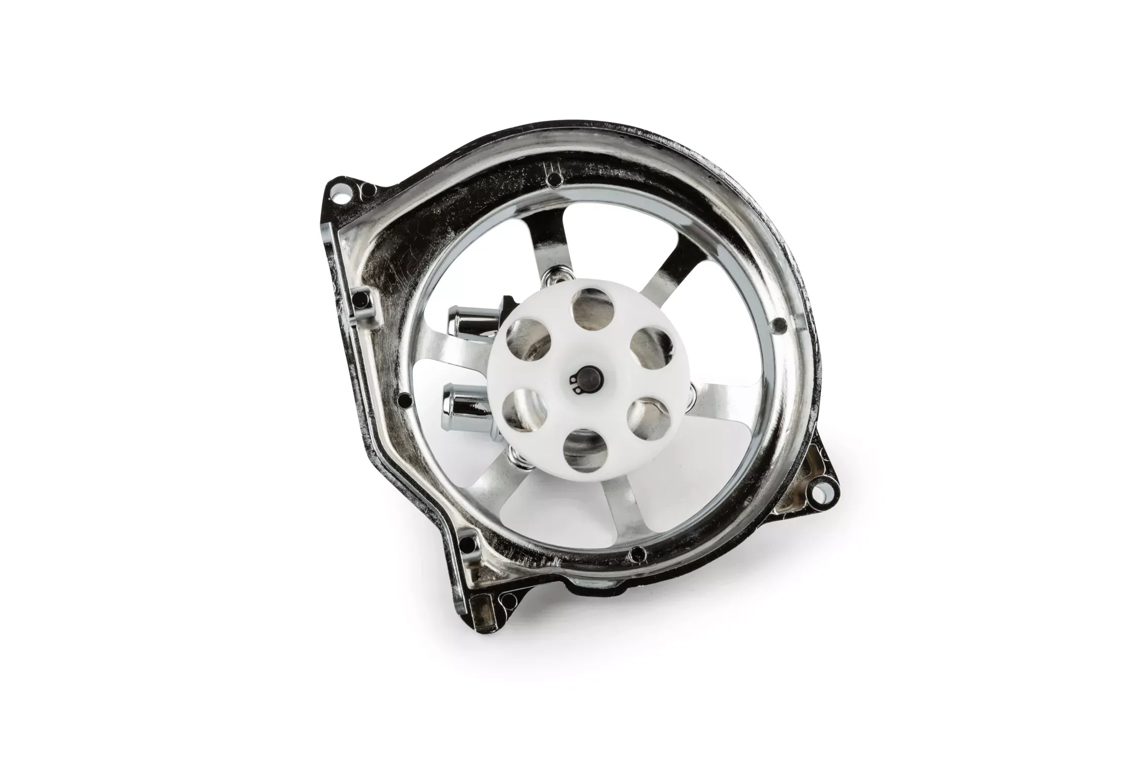 STR8 Waterpomp Deksel Extreme Cut Minarelli LC Chroom