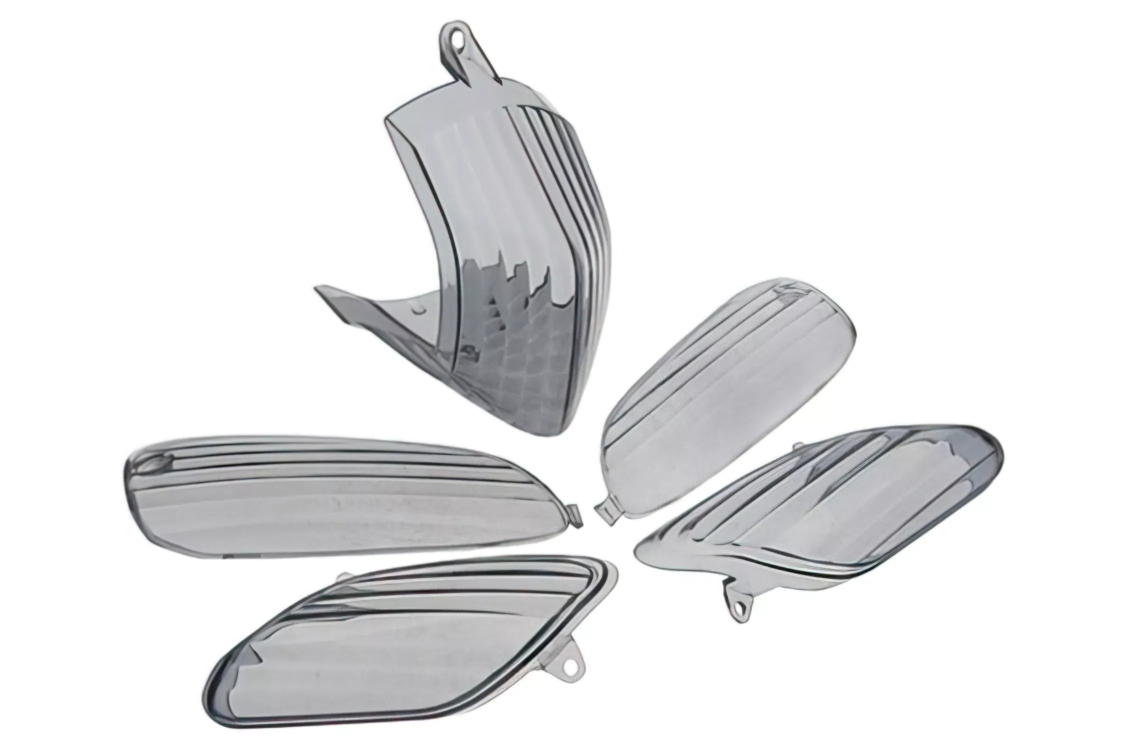 Knipperlicht Set STR8 (4) + Achterlicht Aprlia SR 50 Fabriek Zwart