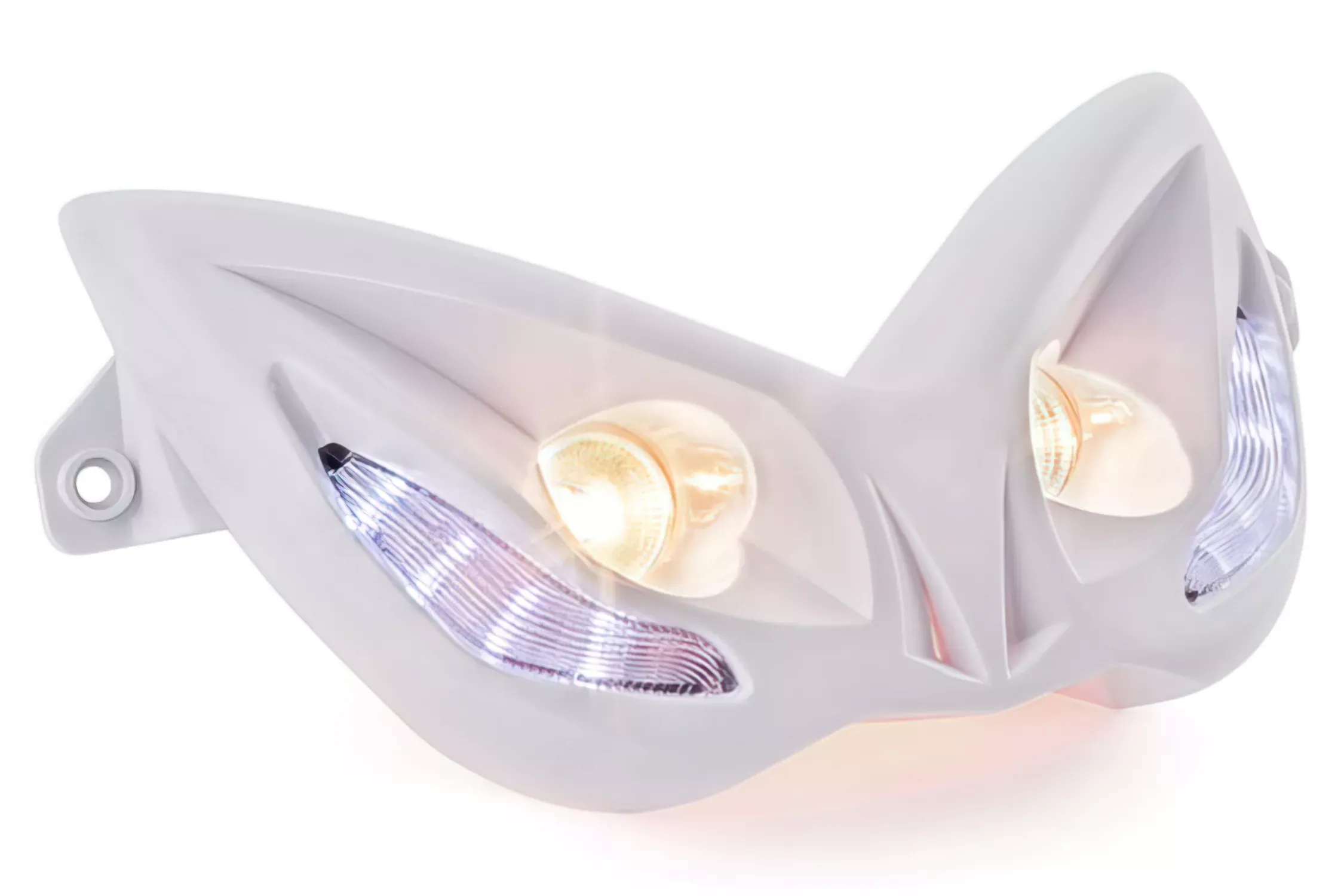 Koplamp Evo 2 Met Blauwe Leds MBK Nitro/ Yamaha Aerox Wit