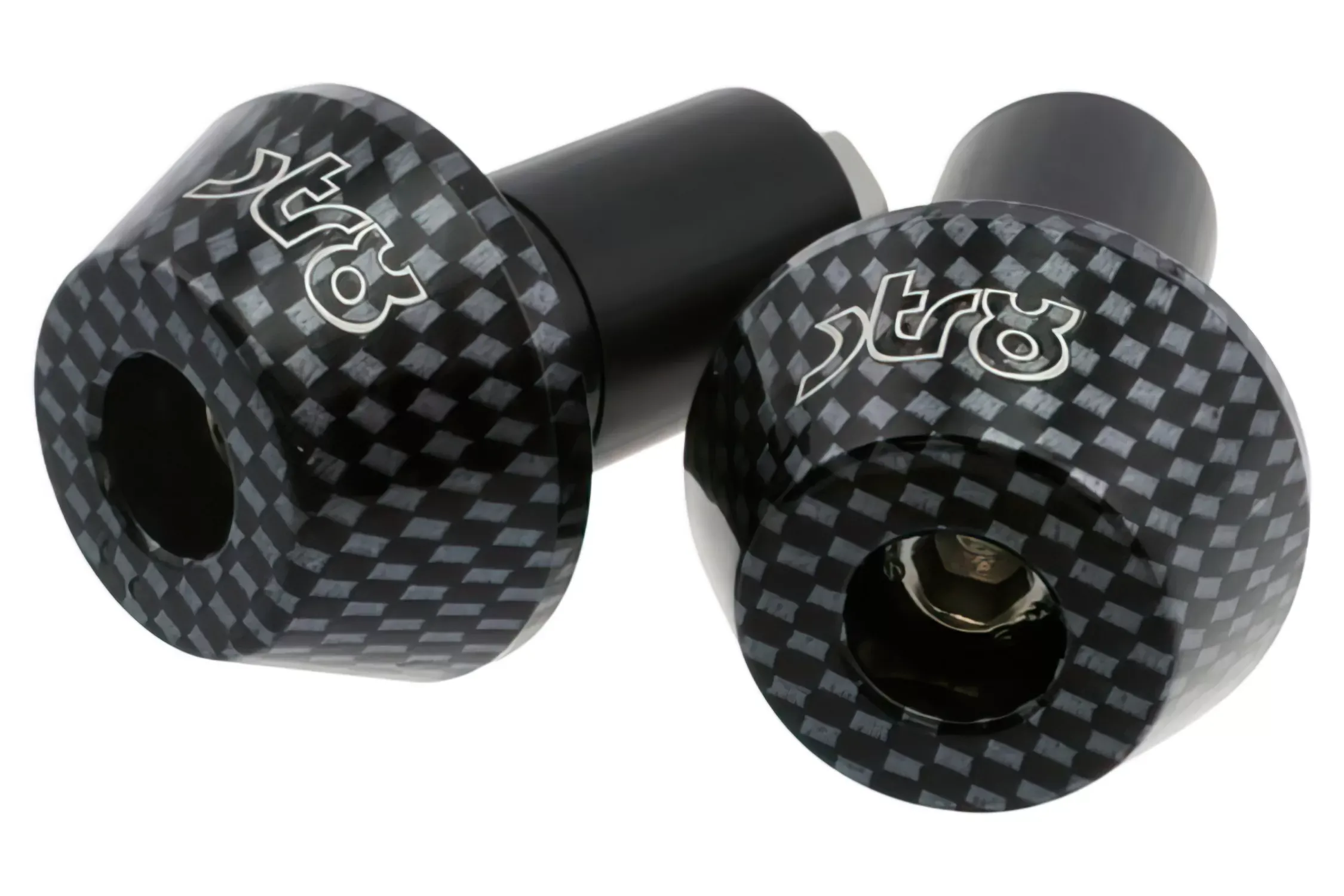 STR8 Stuur Einde Anti-Vibratie Shorty - Carbon