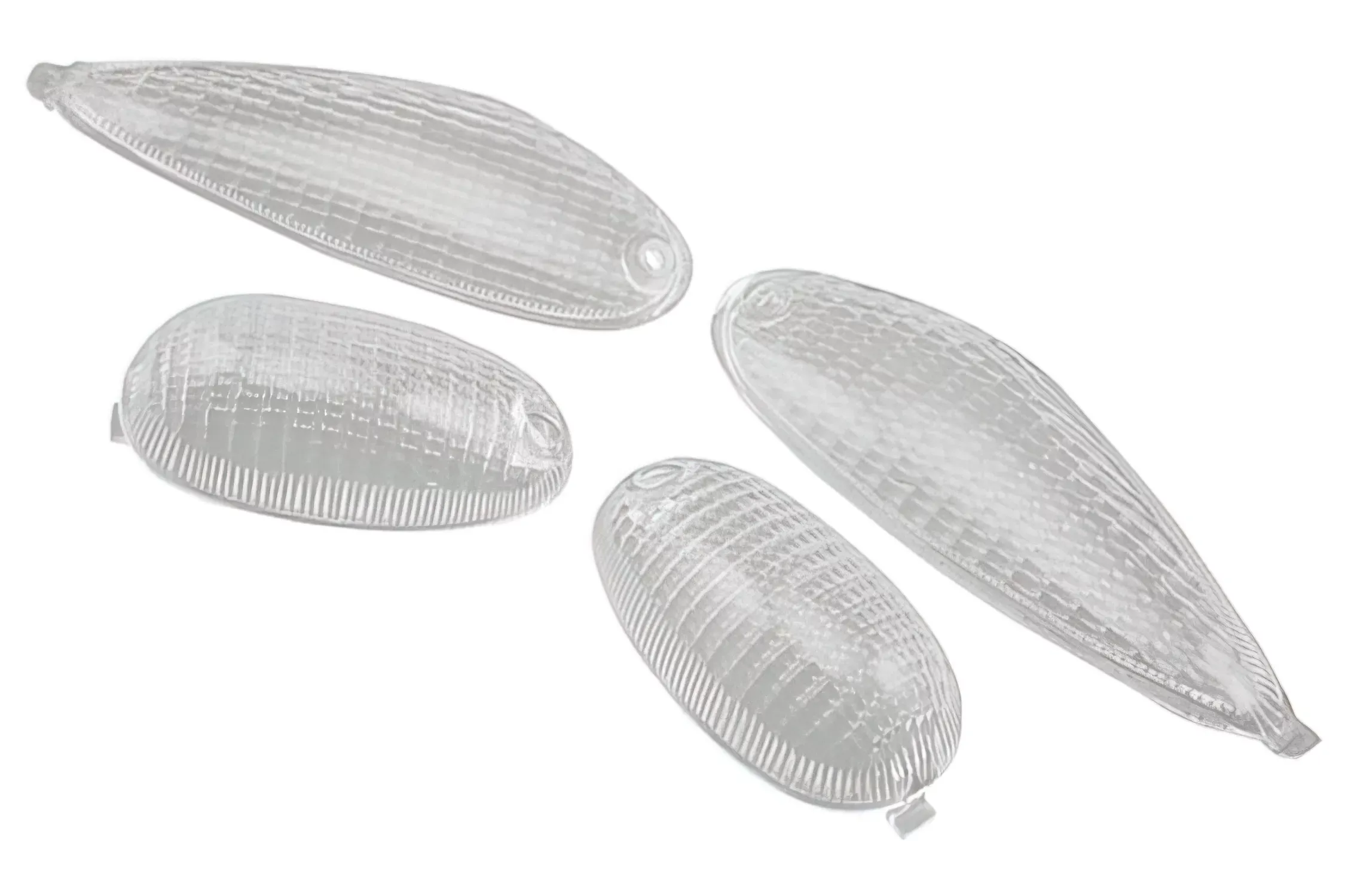 Knipperlicht Set STR8 (4) Met Achterlicht Piaggio NRG MC² Wit