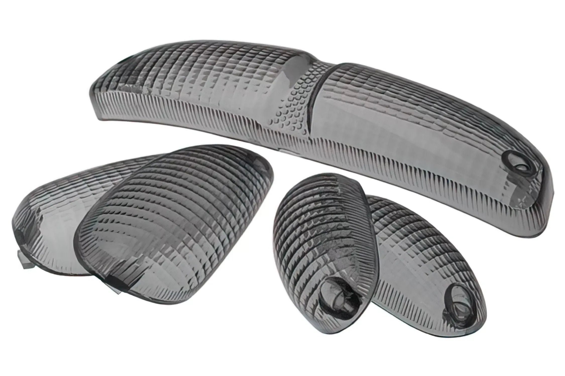 Knipperlicht Set STR8 (4) Met Achterlicht Piaggio Typhoon / NRG Zwart