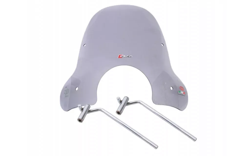 Windscherm Vespa LX light Smoke - Middel