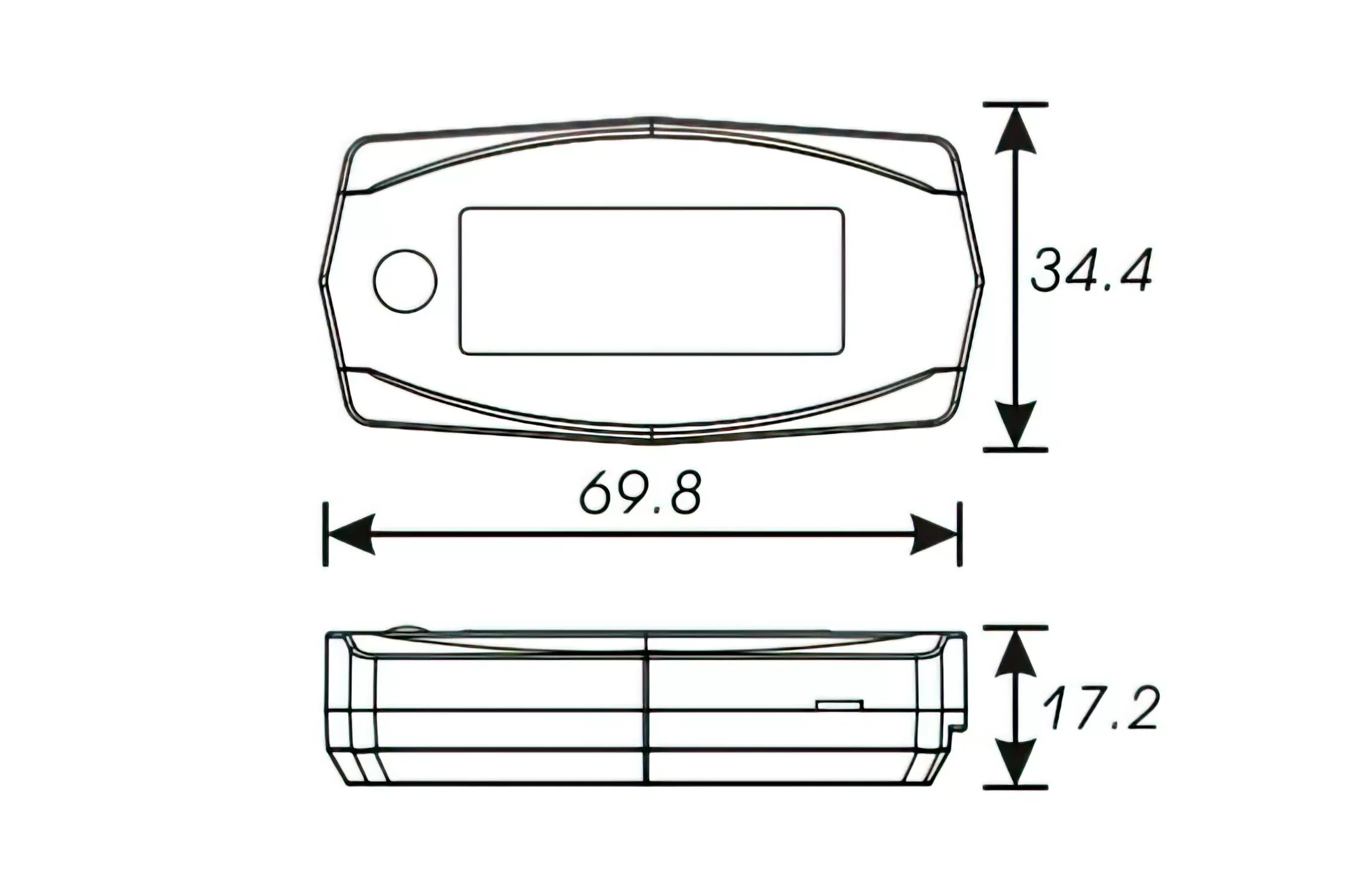 Thermometer Koso Mini 4 (Water / Olie)