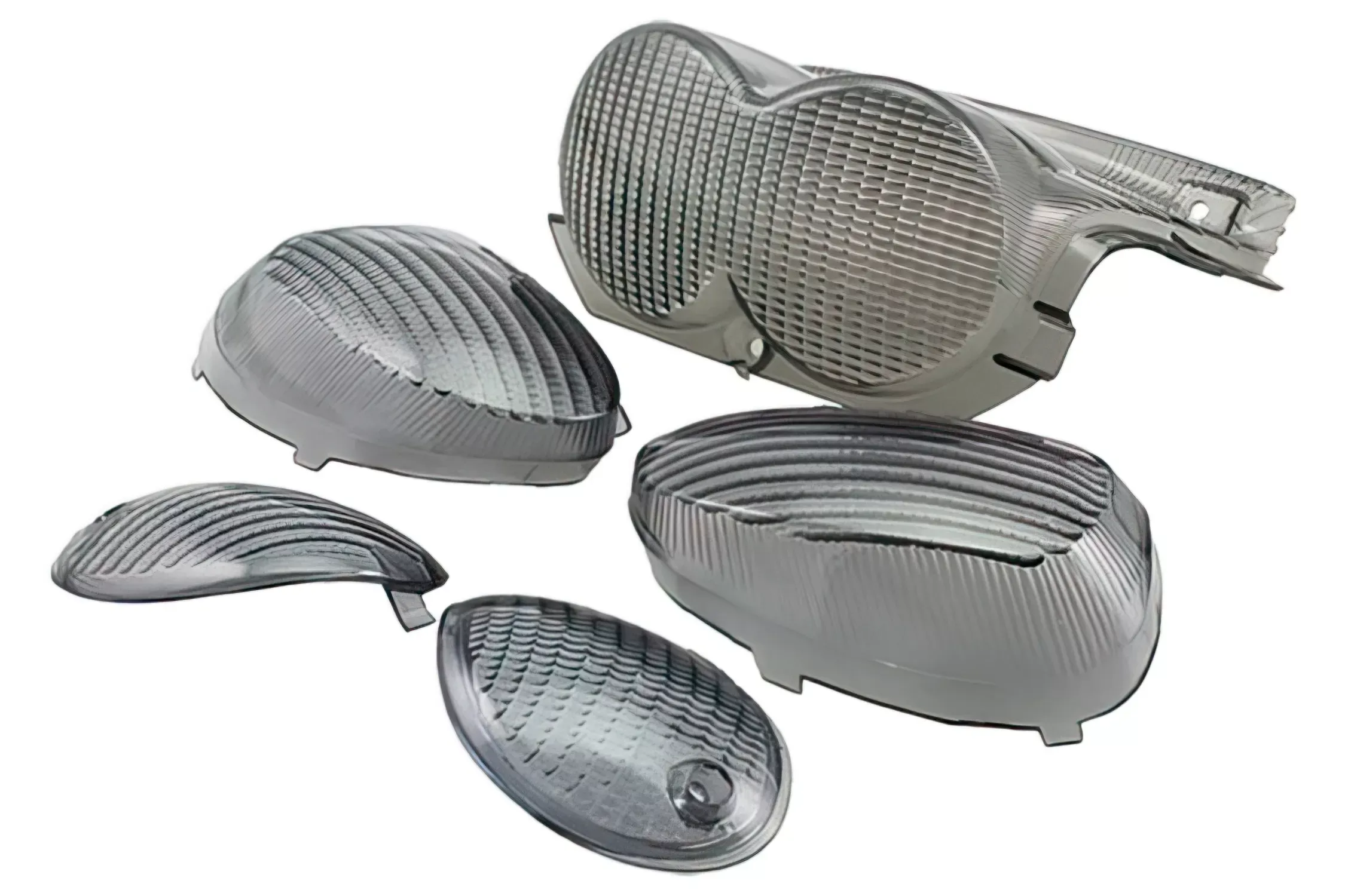 Indicatorlens Set STR8 (4) Met Achterlicht Yamaha Neo's / Ovetto Zwart