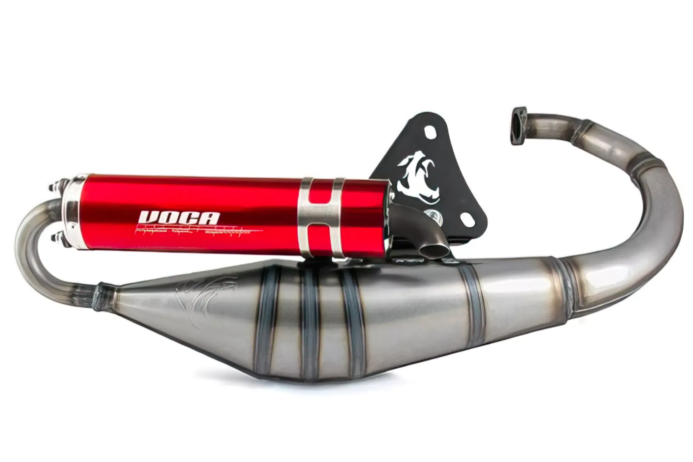 Voca Racing Uitlaat Sabotage V2 50/70 Yamaha BW'S / Slider Rode Geluiddemper