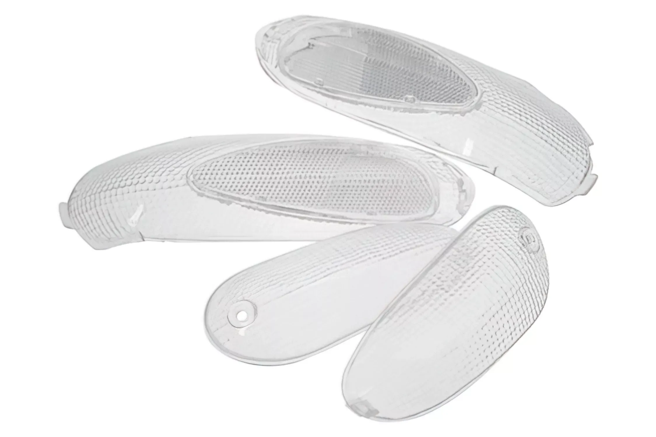 Indicatorlens Set STR8 (4) Gilera Stalker Transparant