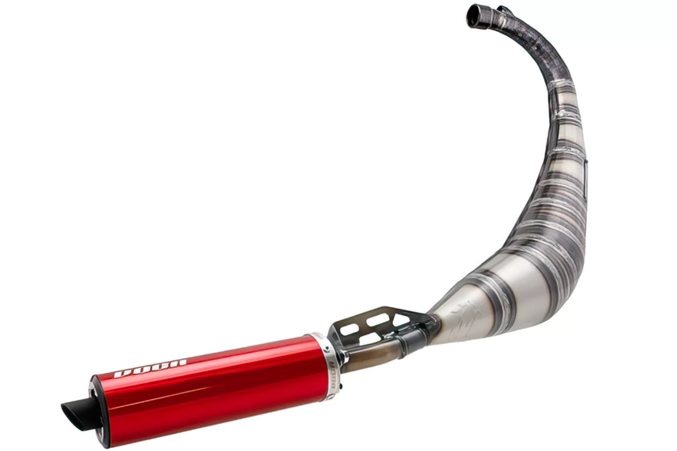 Uitlaat Voca Racing Rookie 50/70CC (Street-Legal) Minarelli AM6 Rode Aluminum Geluiddemper