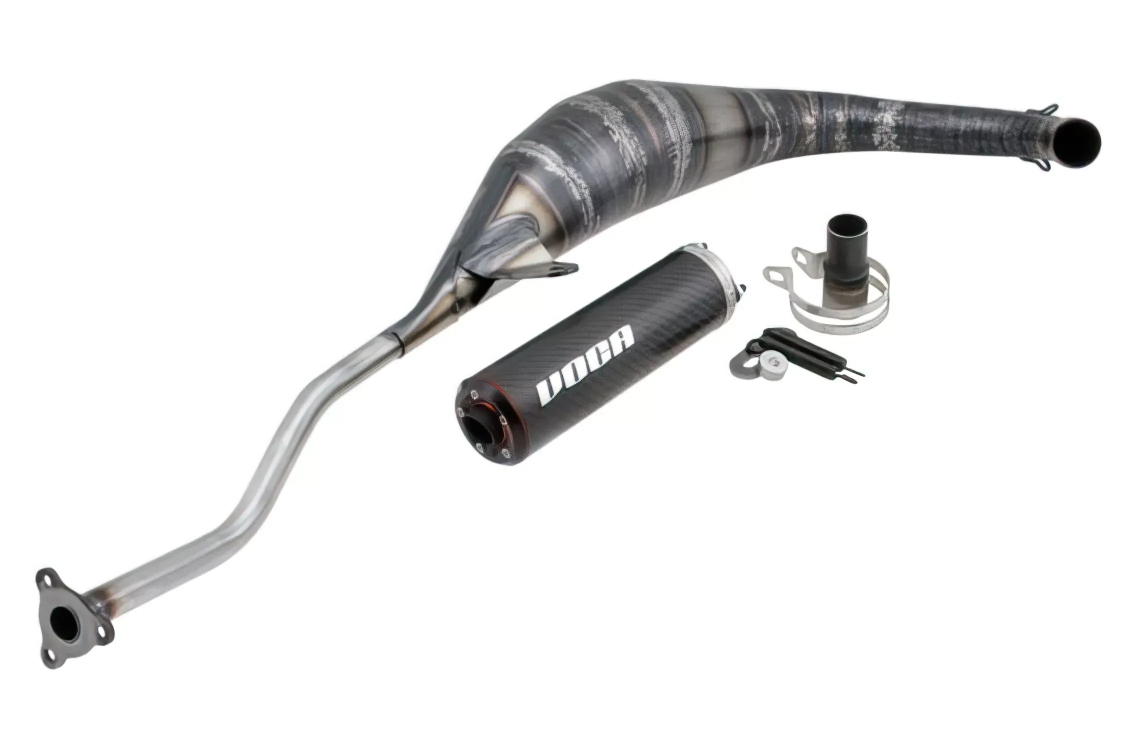 Voca Racing Uitlaat 70-80CC Carbon Yamaha TZR / X-Power NA 2003