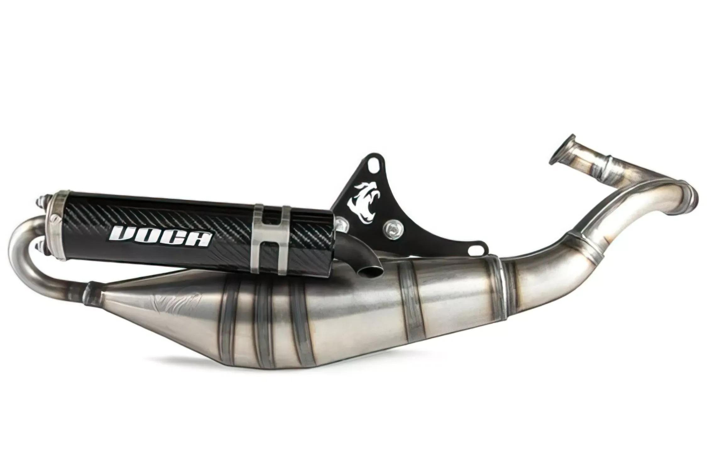 Voca Racing Uitlaat Sabotage V2 50/70 Piaggio NRG / Typhoon  Carbon Look Geluiddemper