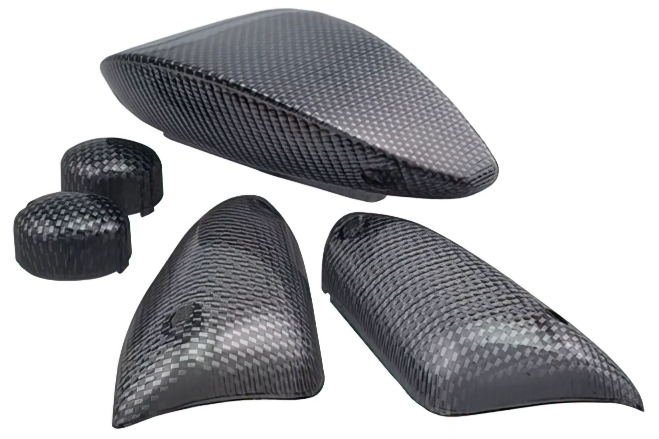 Indicatorlens Set STR8 (4) Met Achterlicht Yamaha Aerox / Nitro NA 1999 Carbon Look