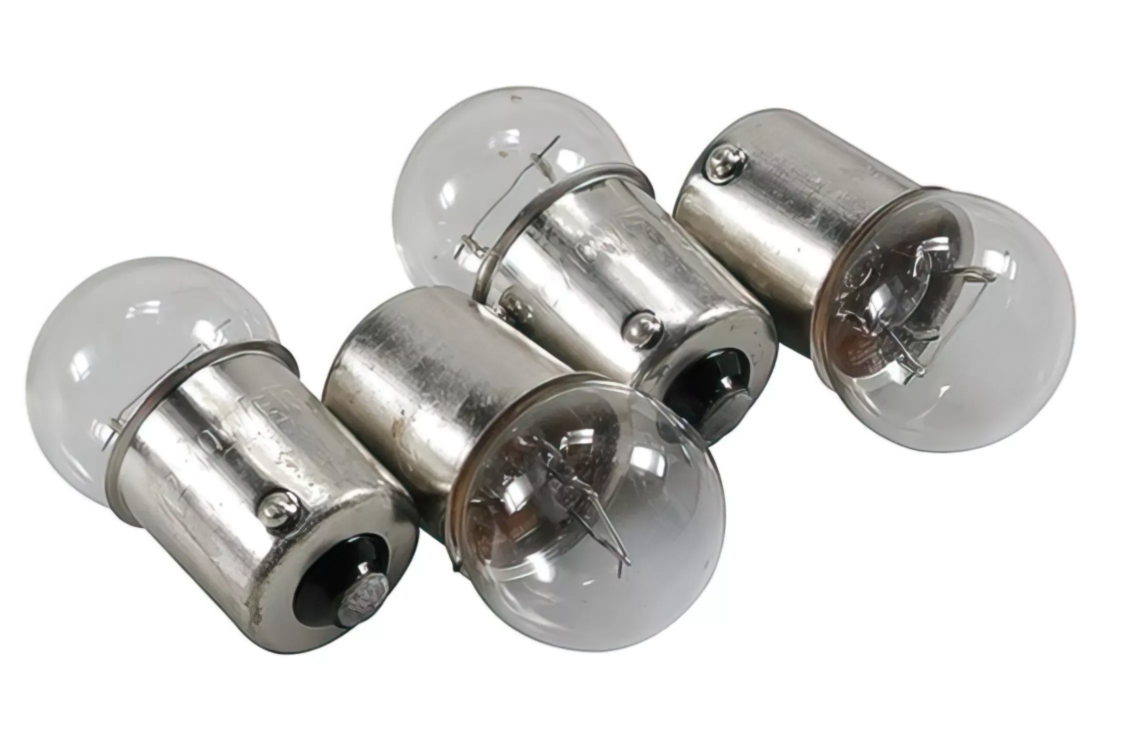 Indicatorlampen Set 4X 12V 10W (BA15S), WIT CE-Markering