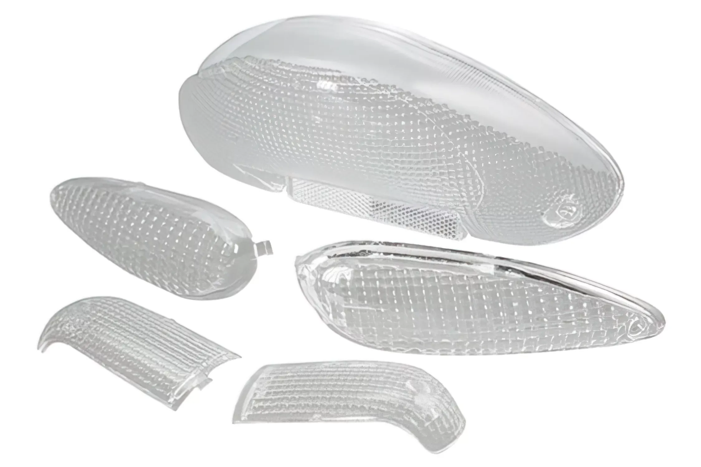 Knipperlicht Set STR8 (4) Met Achterlicht Suzuki Katana Wit