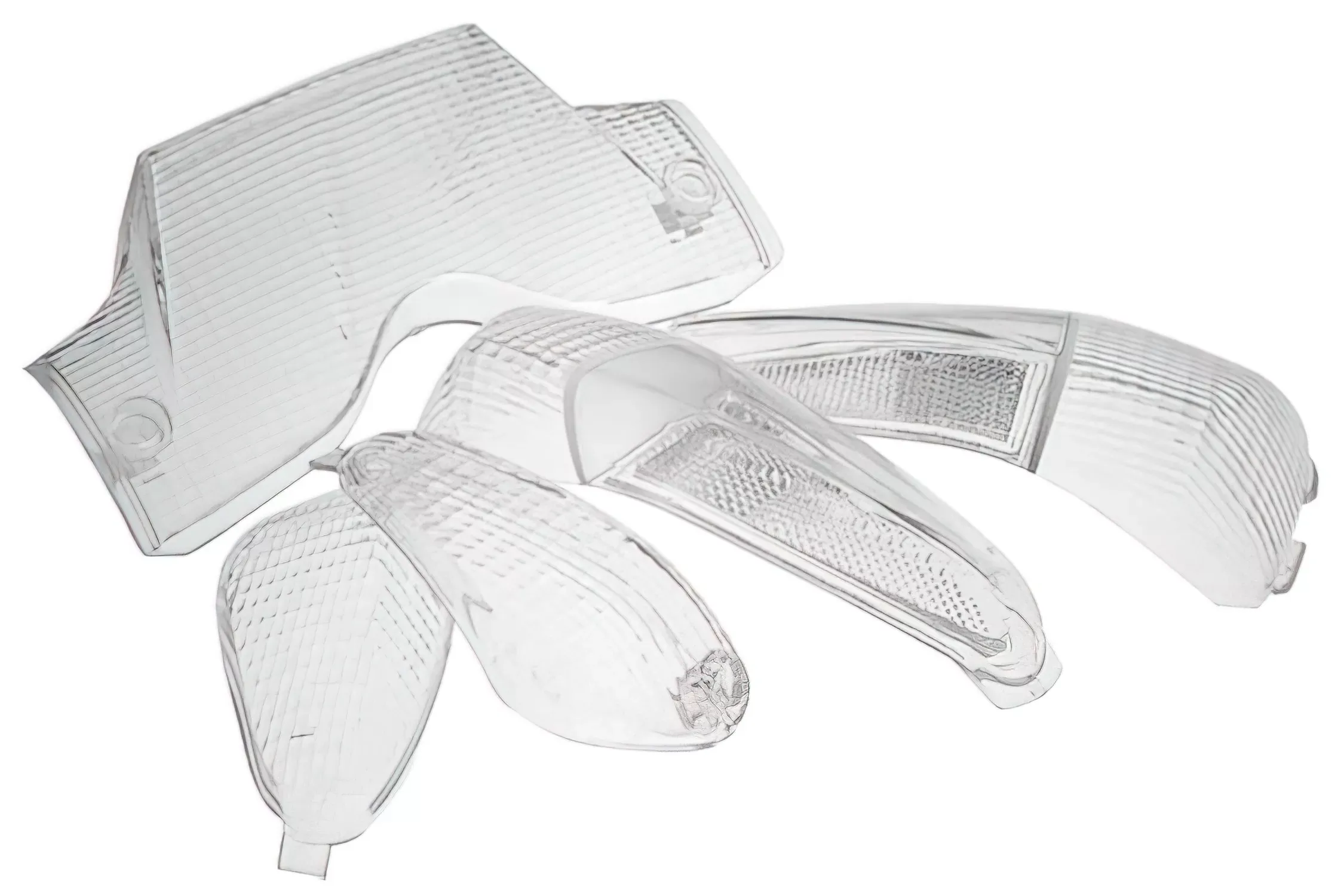 Indicatorlens Set STR8 (4) Met Achterlicht Gilera Runner Voor 2003 Wit