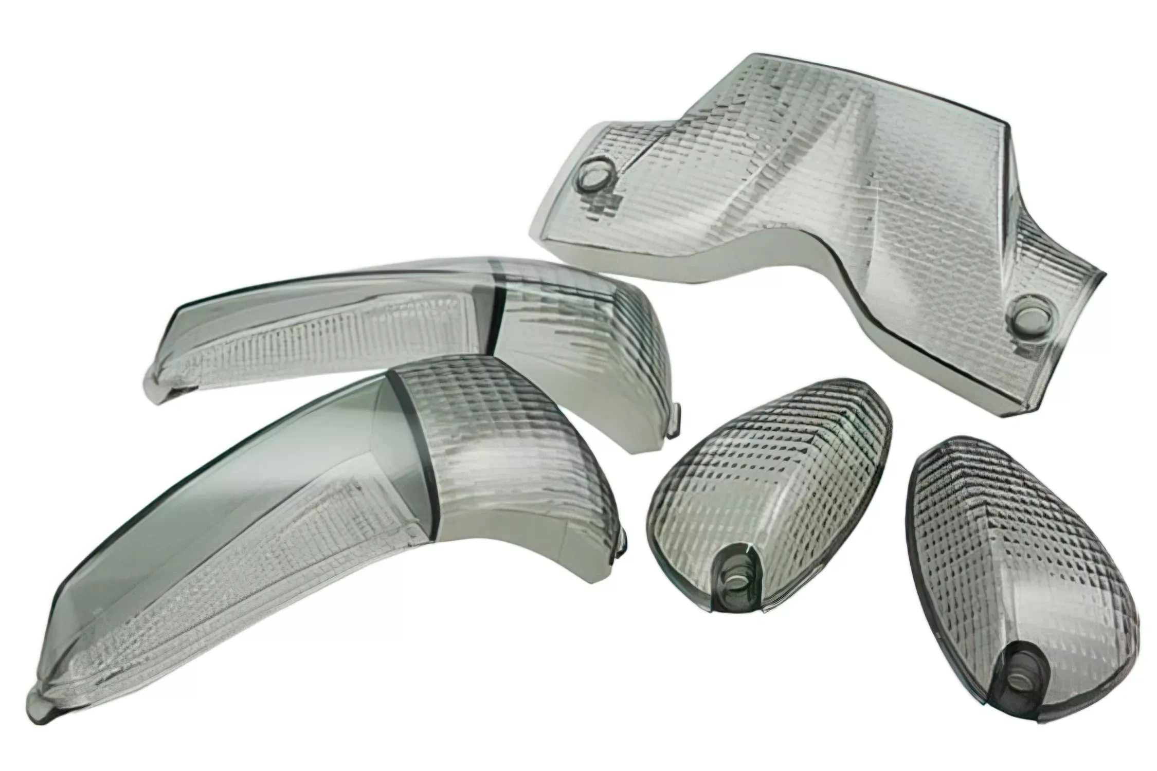 Knipperlichtglas set + Achterlicht Gilera Runner vanaf 2003 Zwart