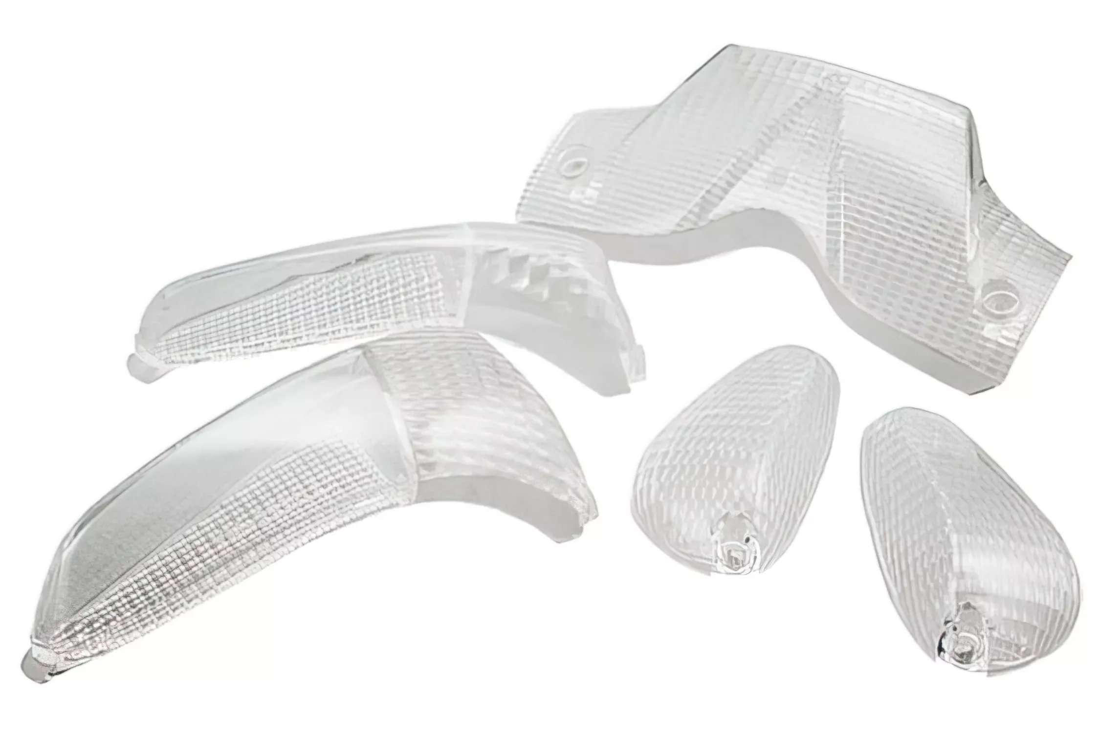 Indicatorlens Set STR8 (4) Met Achterlicht Gilera Runner NA 2003 Wit