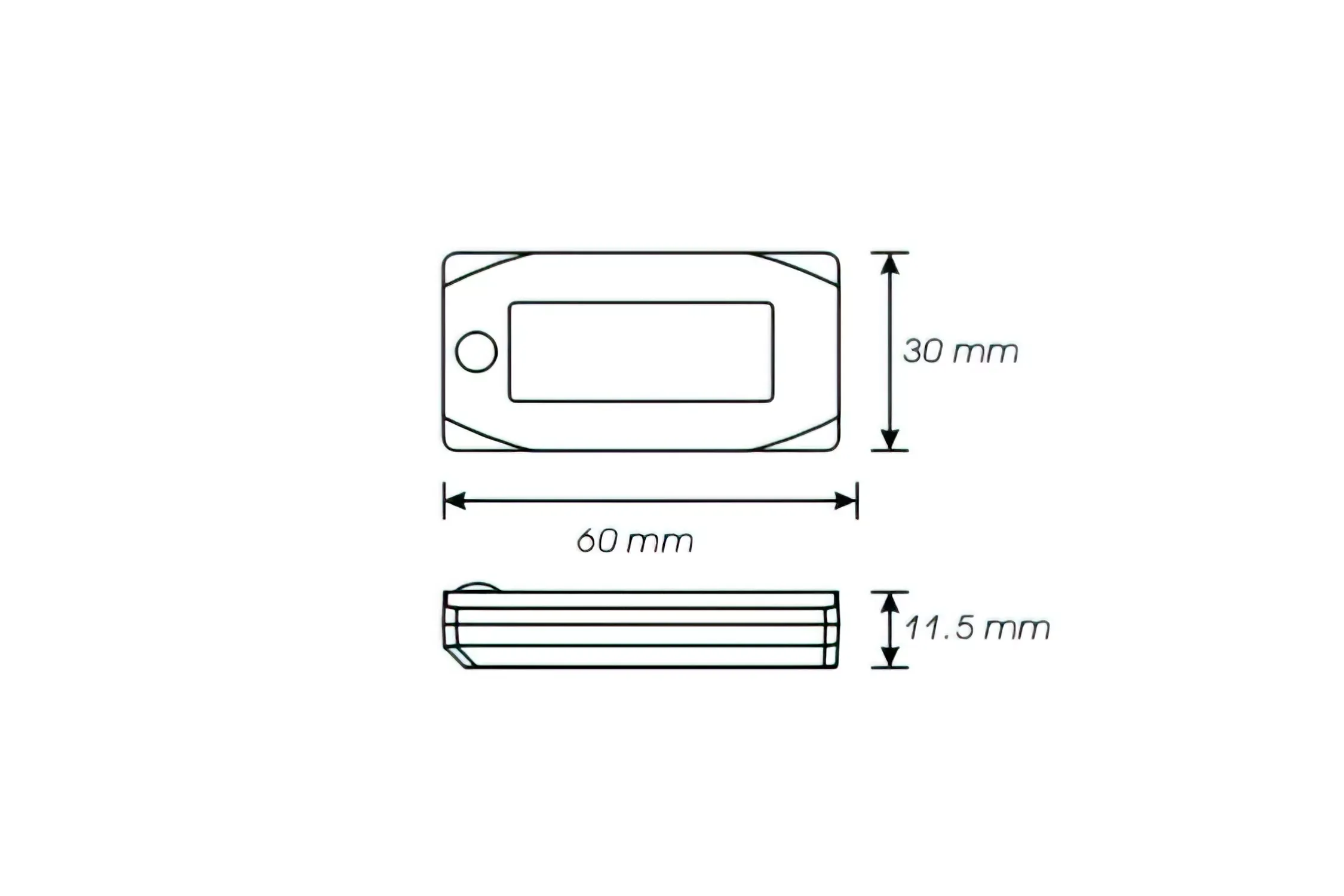 Thermometer Koso Mini 3 Stijl