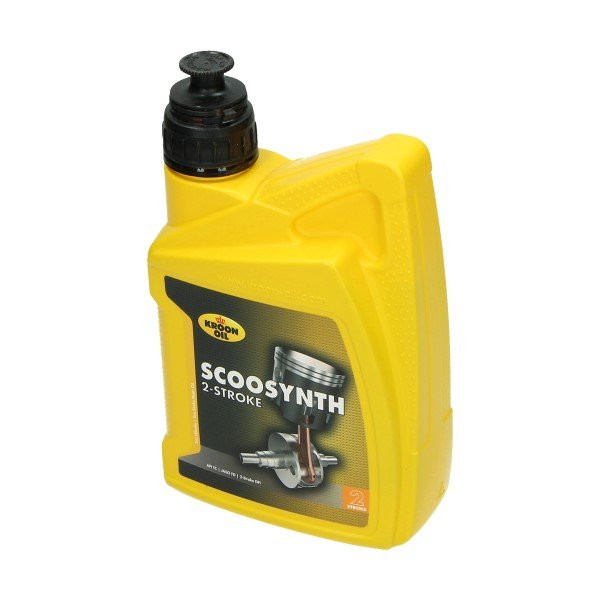 Smeermiddel olie 2t half synth scooter 1L fles kroon