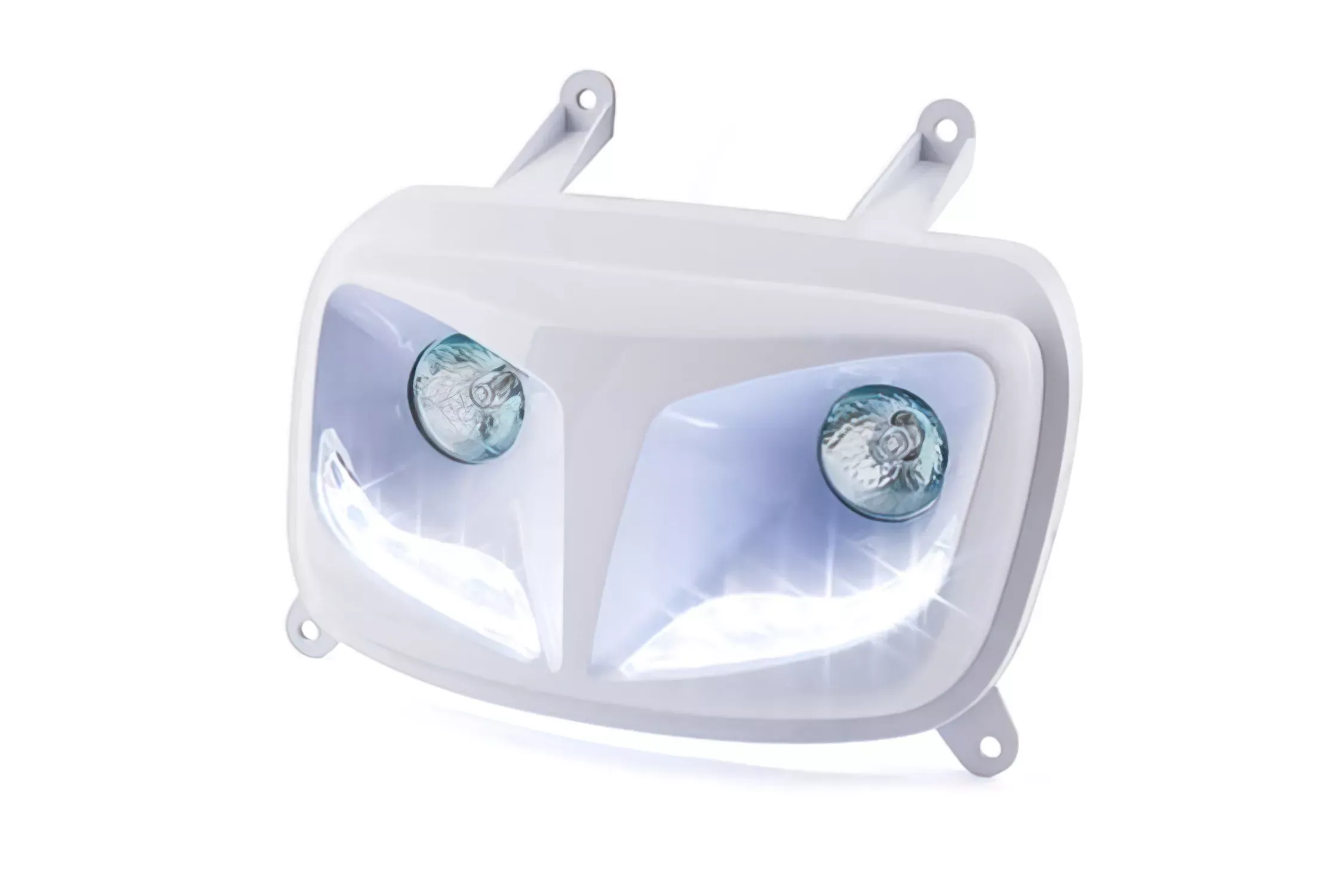 Koplampmasker Ooglight Yamaha BW'S / Booster NA 2004 Wit