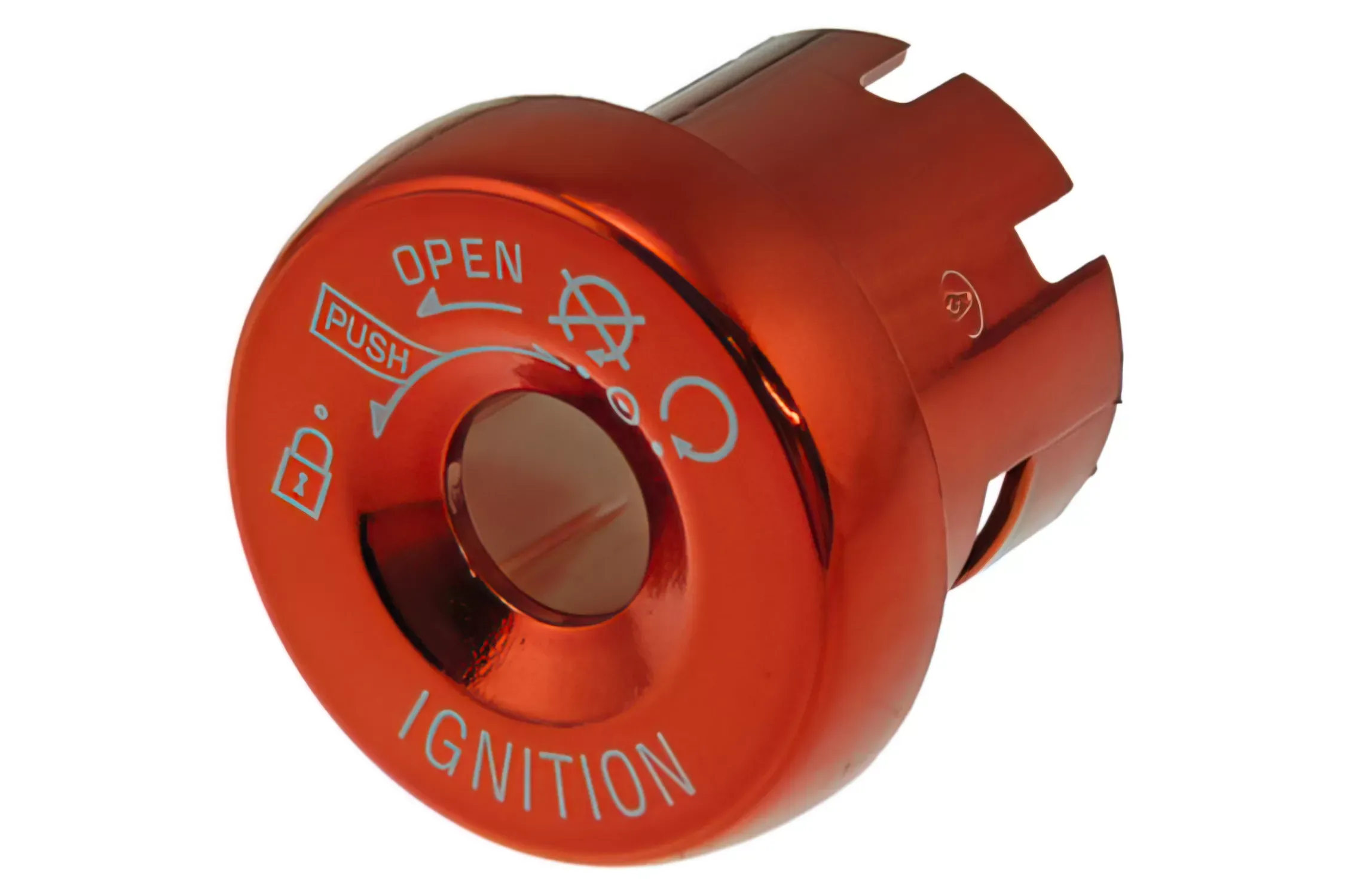 STR8 Slot Cover Yamaha Aerox / MBK Nitro Geanodiseerd Rood