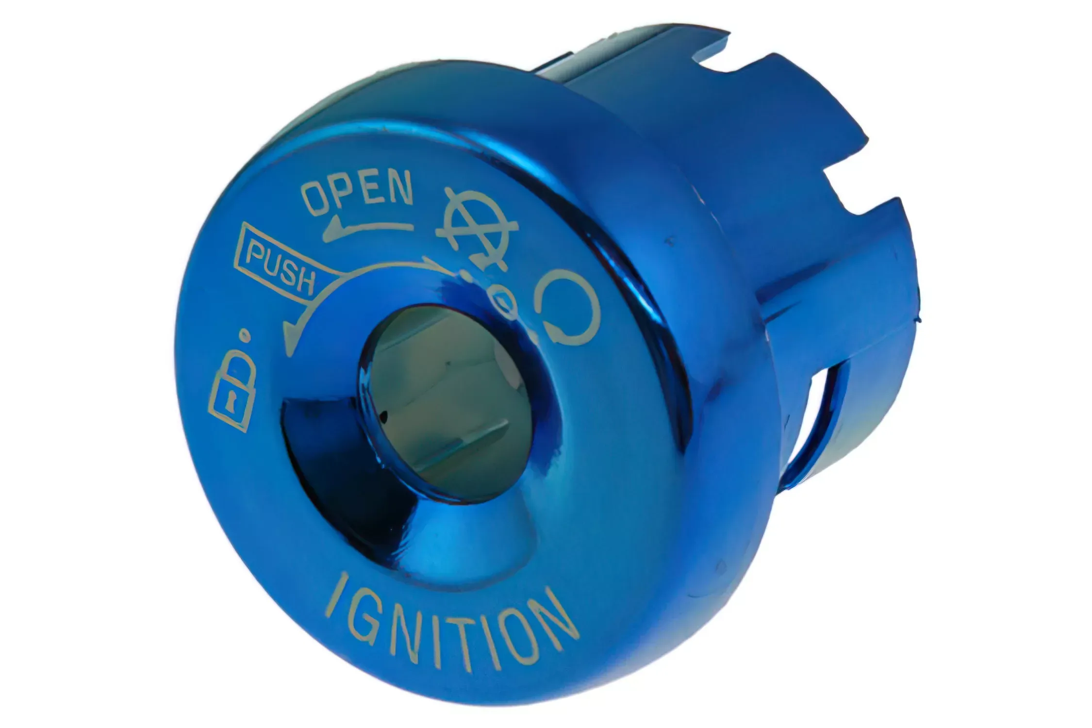 STR8 Sluitkap Yamaha Aerox / BW'S (Versie 2004) Geanoddiseerd Blauw