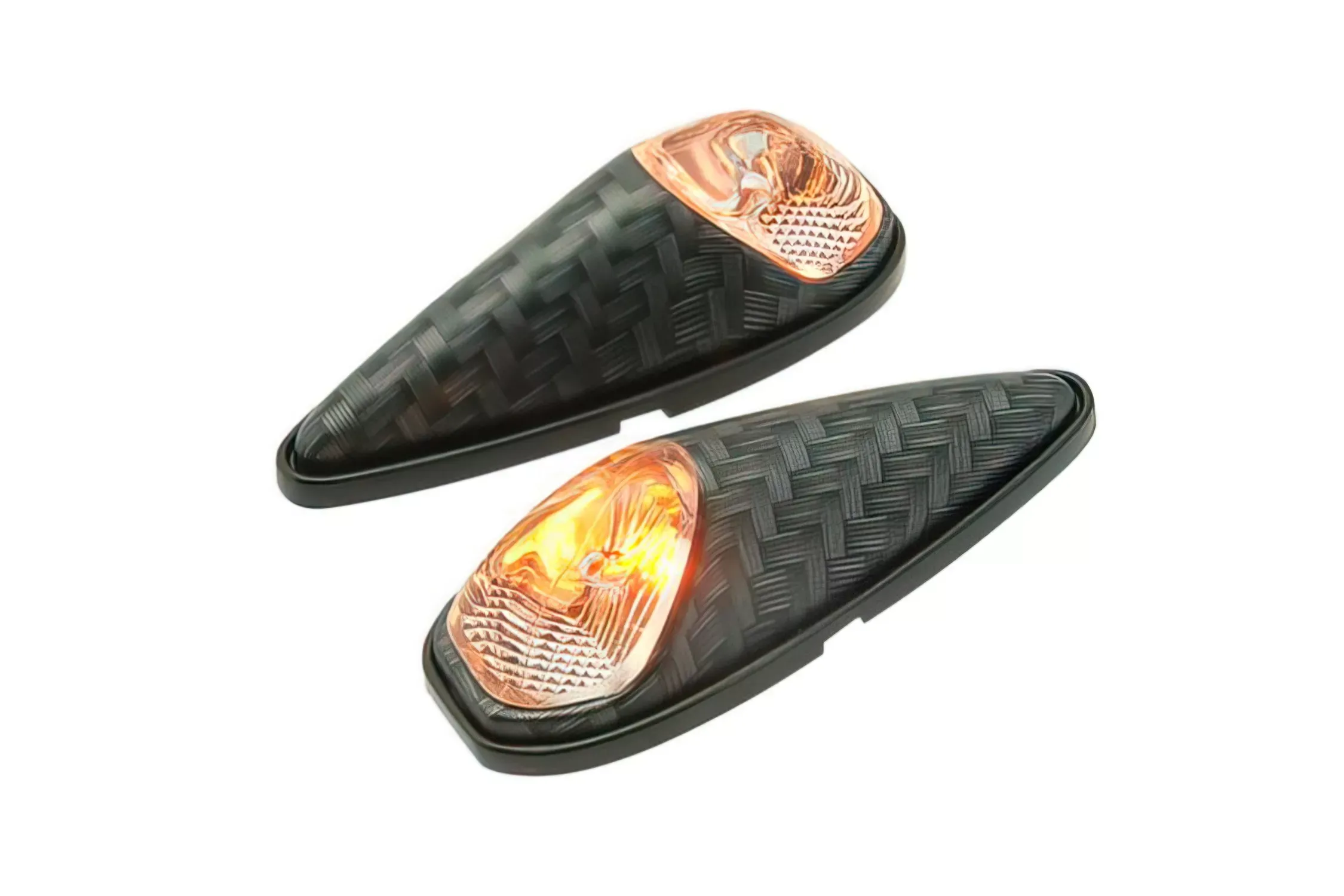 Controlelampjes Aangepaste, Helder Glas, Carbon-Look