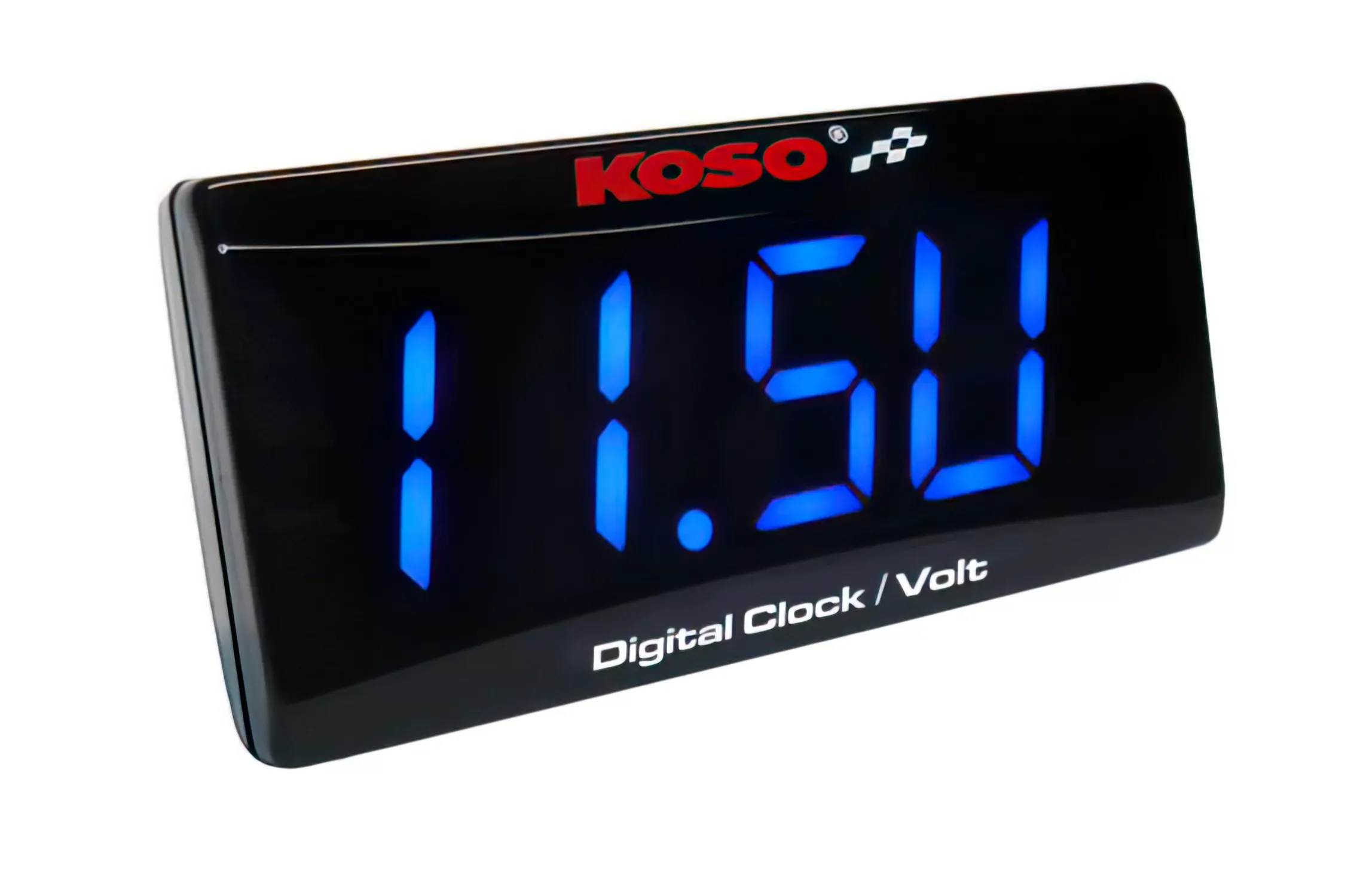 Tijd / Voltmeter Koso Mini Led  Zwart
