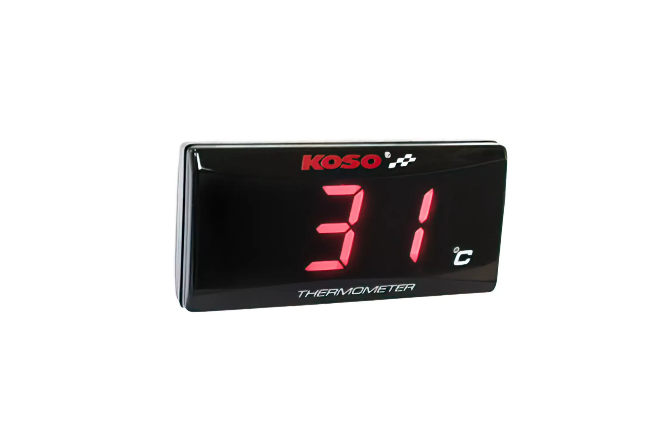 Thermometer Koso Super  Slim Led Rood