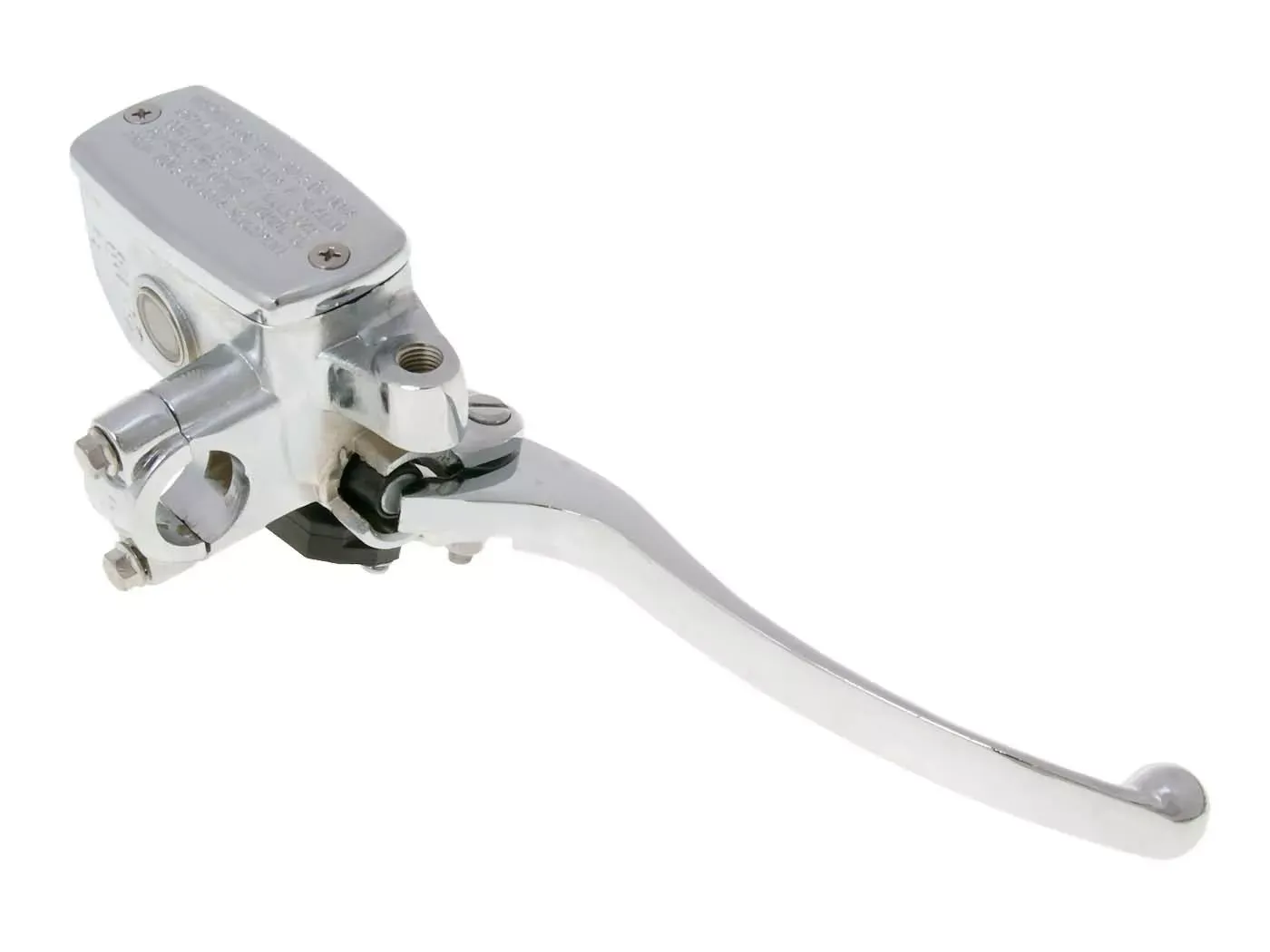 Remhevel / Remgreep - Chroom - Retro scooter (AGM, Fosti, Znen) - Rechts Compleet 