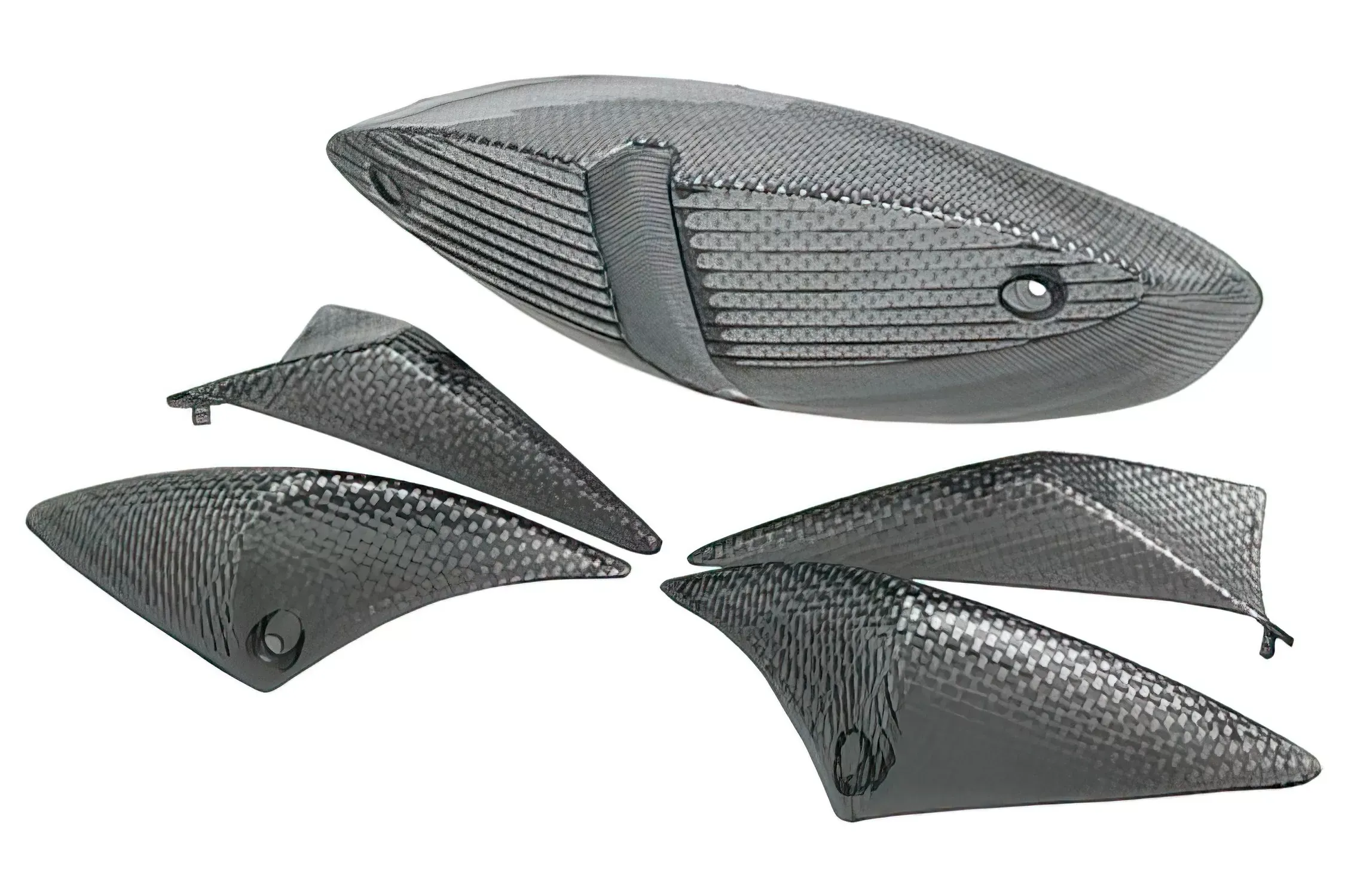 Knipperlicht Set STR8 (4) Met Achterlicht Peugeot Speedfight II Zwart/Carbon Look