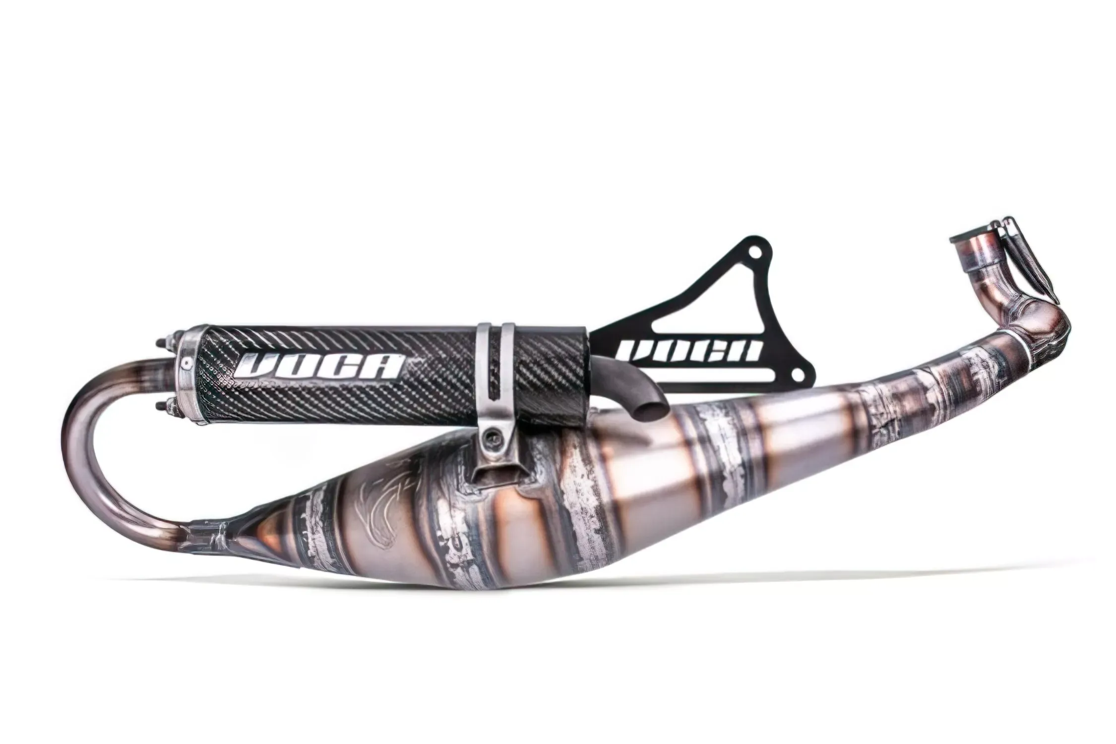 Uitlaat Voca Road Race 70CC Carbon Minarelli Horizontaal (Yamaha Aerox)