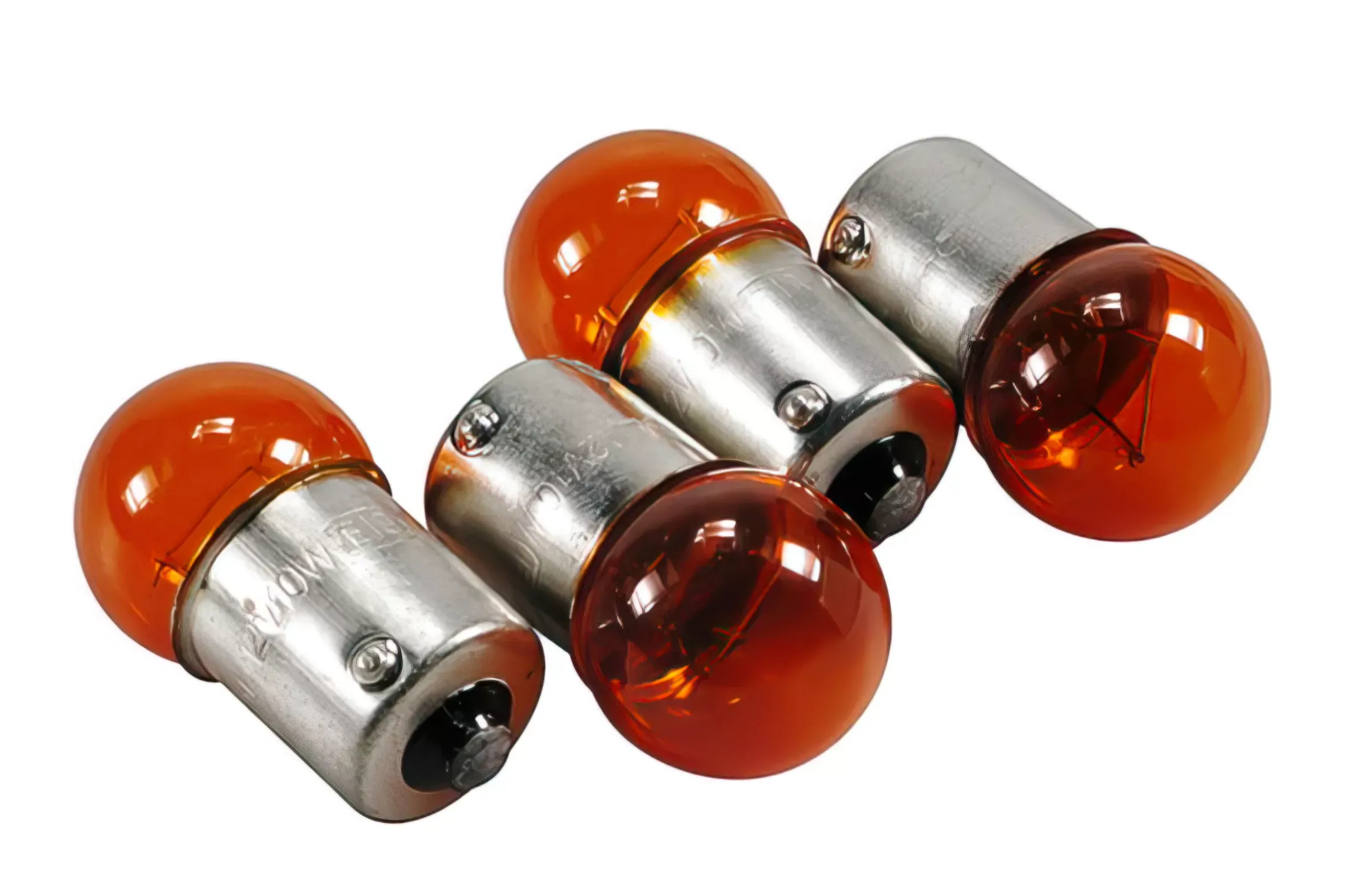Knipperlicht lampje BA15S 12V - 10W Oranje (4 stuks)